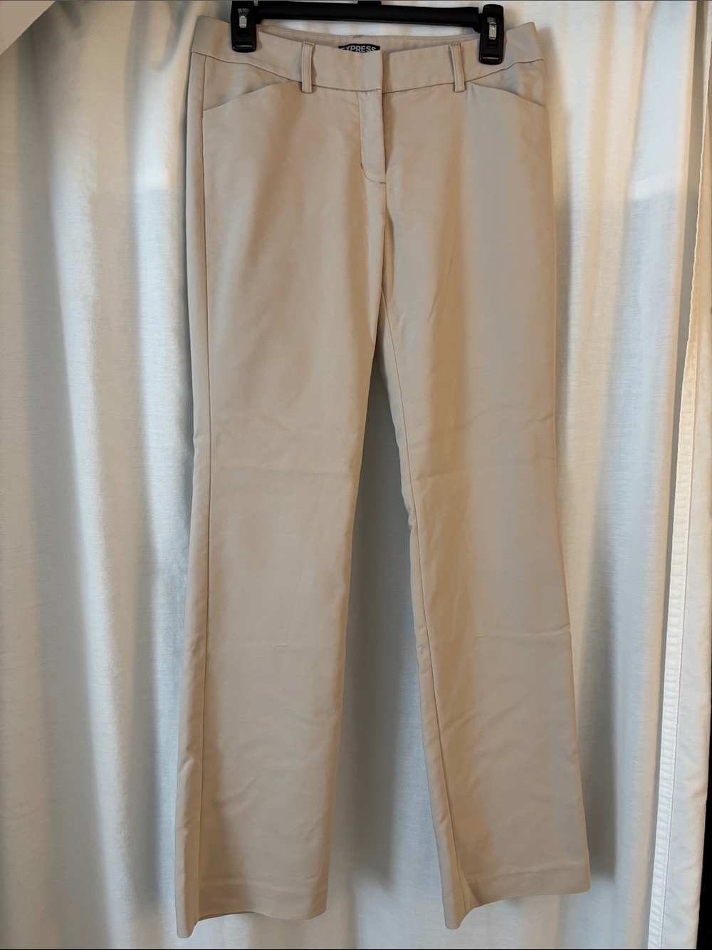 Express Khaki Straight Leg Dress Pants